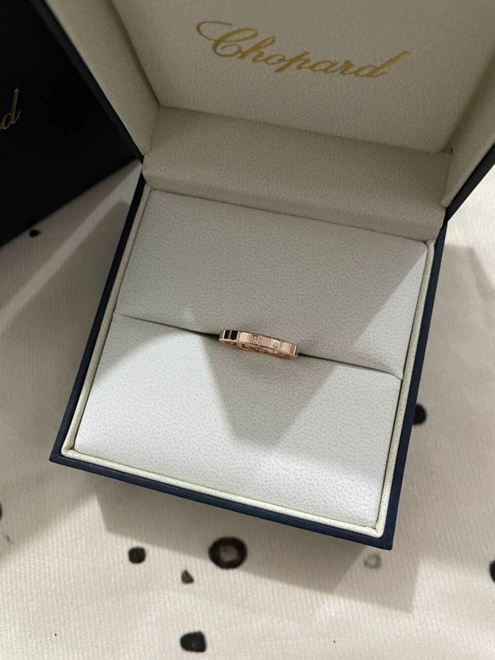 Chopard Ice Cube Rose Gold Ring